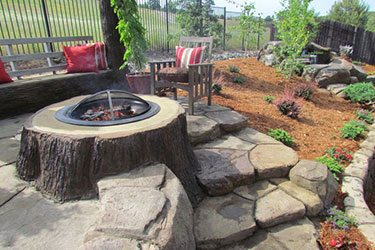 natural fire pit for your outdoor fire pit in madison Wisconsin